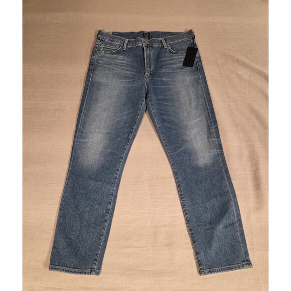 NWT Citizens Of Humanity Rocket Crop Hi Rise Skinny Pacifica Women's Jeans Sz 31 - Picture 1 of 14